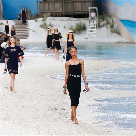 chanel grand palais beach|Chanel paris fashion show.